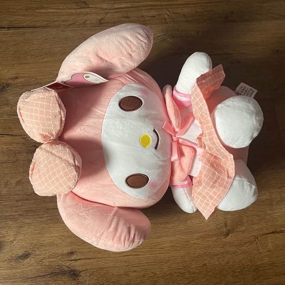 One Left! MY MELODY-NWT LARGE Pink Plush - Picture 10 of 15